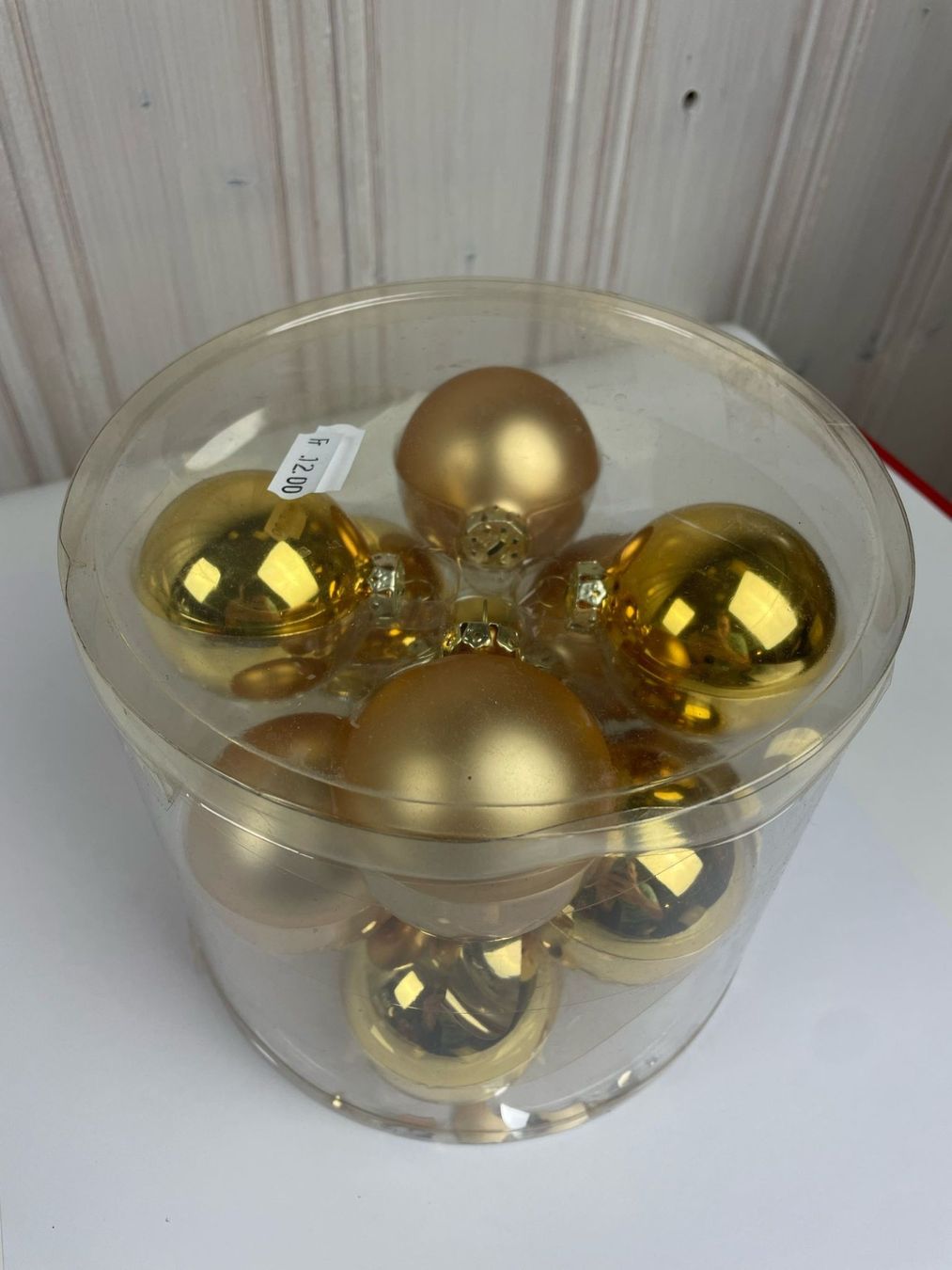 Tutte le decorazioni: Weihnachtskugeln, glänzend - GOLD – Nuovo e nell'imballaggio originale da Wängi venduto da LiqKojote