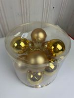 Weihnachtskugeln, glänzend - GOLD