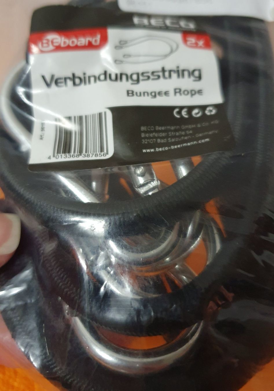 Gommoni, kayak & canoe: Neu: BECO / 6 Verbindungsstring Bungee Rope / BEboard – Nuovo e nell'imballaggio originale da Muri AG venduto da Edlerweiss 2