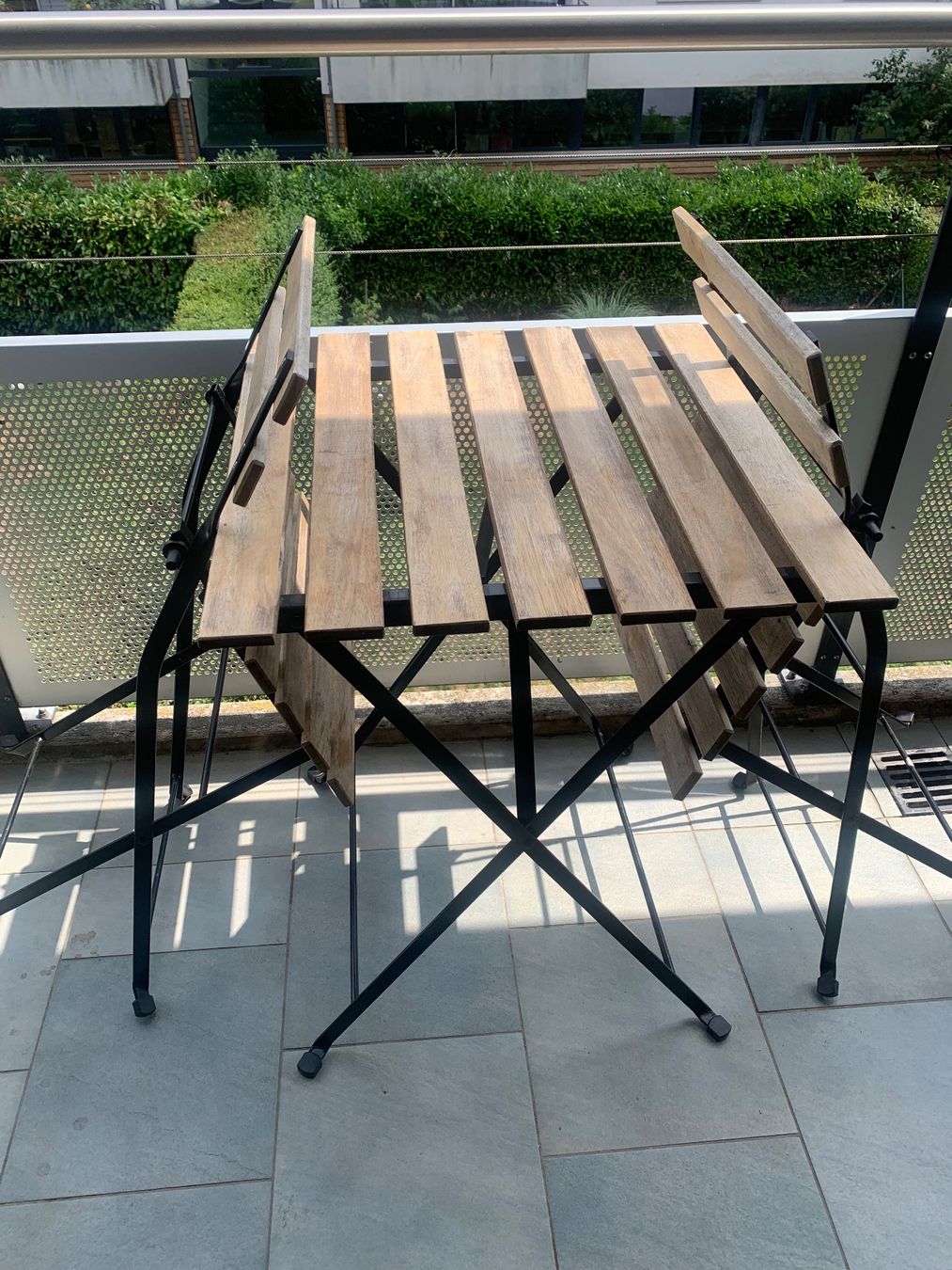 Ikea Set di tavolo e panche: Törns-Balkon Tisch mit 2Stühle – Usato da Biel/Bienne venduto da maza06 1