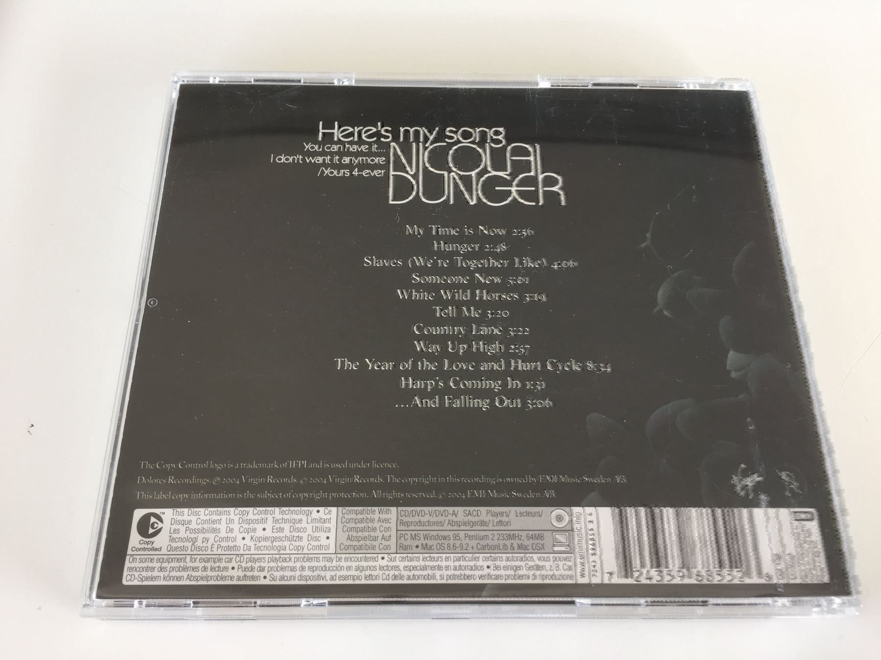 CD: Nicolai Dunger - Here's my Song – Usato da Rüti ZH venduto da alumedien 1