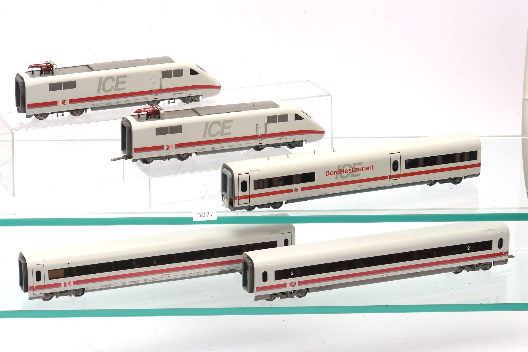 Fleischmann Modellini di ferrovie: Fleischmann 5-teil. ICE Triebzug, H0, GS – Usato da Bubendorf venduto da zimmers_creativteam 1