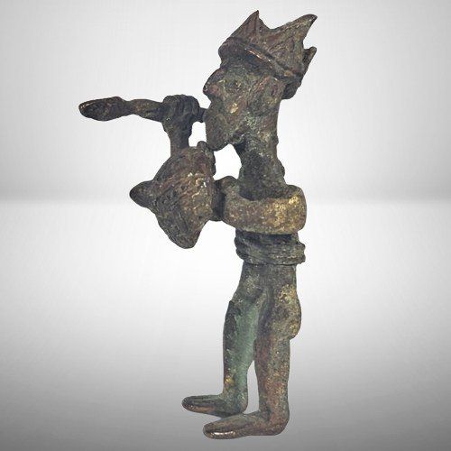 Figuren: 🗿 Afrikanische Bronze Kriegerfigur – Benin Stil ✨ – Gebraucht aus Saland von EDI_Saland 1