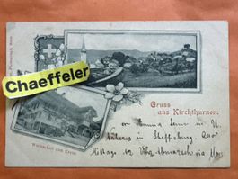 Alte Ansichtskarte Kirchthurnen BE, Jahrgang 1900