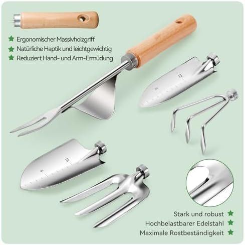 Tutti gli attrezzi: Gartenwerkzeug Set 9 Stück – Nuovo e nell'imballaggio originale da Hundwil venduto da tec_mm27 5