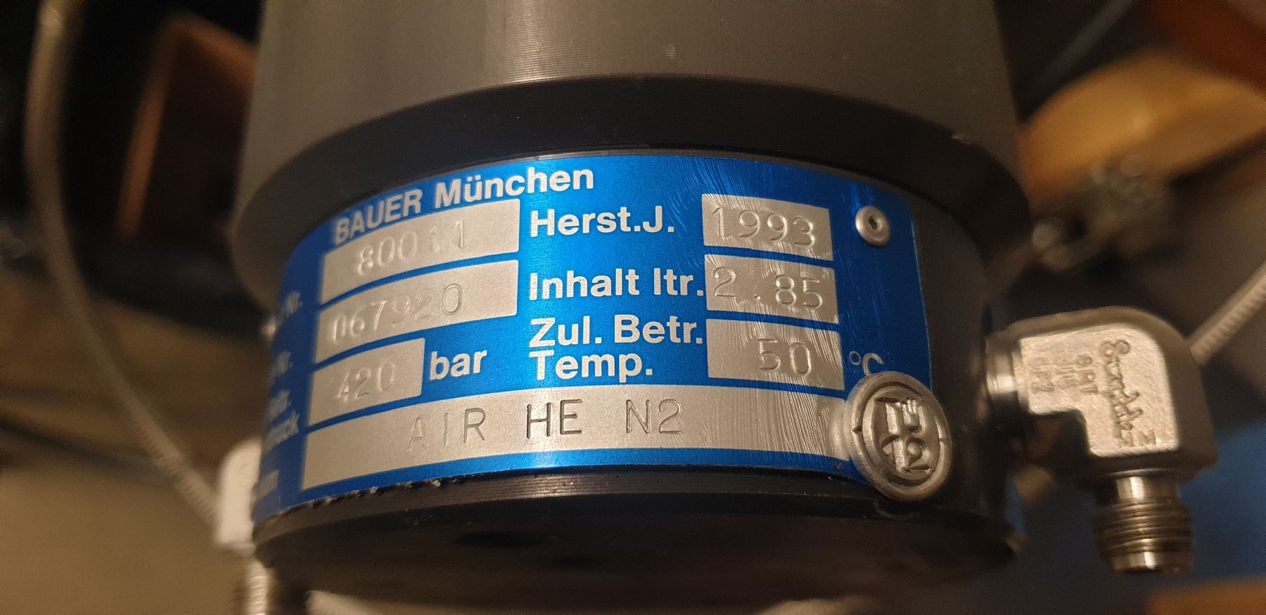 Ventilazione: Bauer Endfilter 400Bar – Usato da Mülligen venduto da Hurum 2