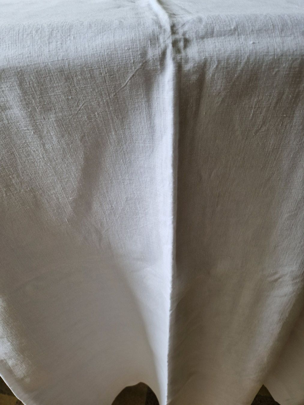 Linge de lit: Leinen Leintuch mit Spitze 220x166cm – D'occasion à Bern par Antikbatik 2