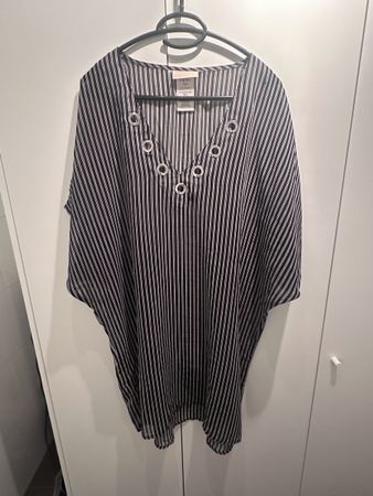 Strand Tunika Gr. 40 schwarz-weiss