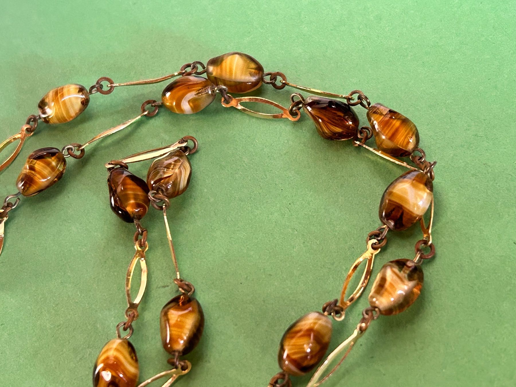 Catenine: Kette Tigeraugenstil (66cm) – Usato da Laufen venduto da Bellavitaboom 7
