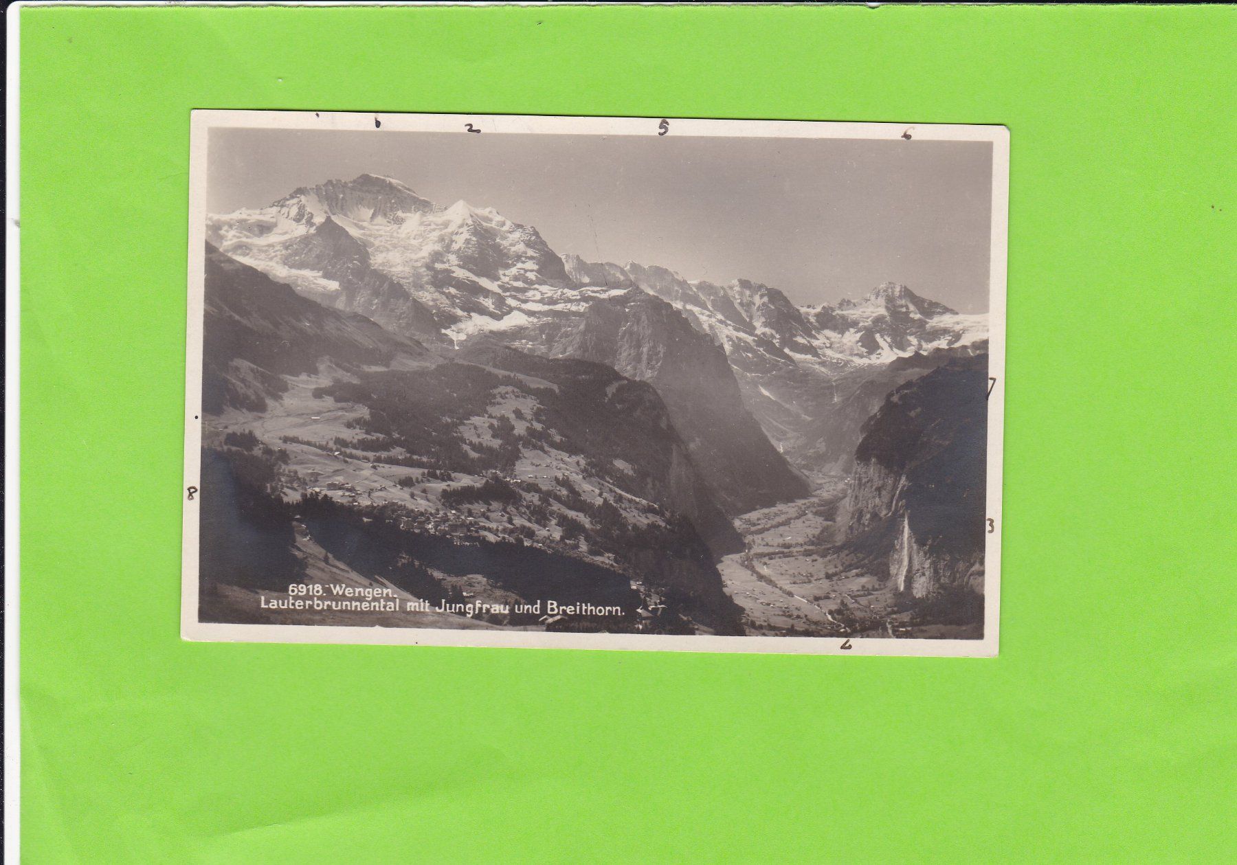 Cartoline postali: Wengen-Lauterbrunnental – Usato da St. Peterzell venduto da neckertal