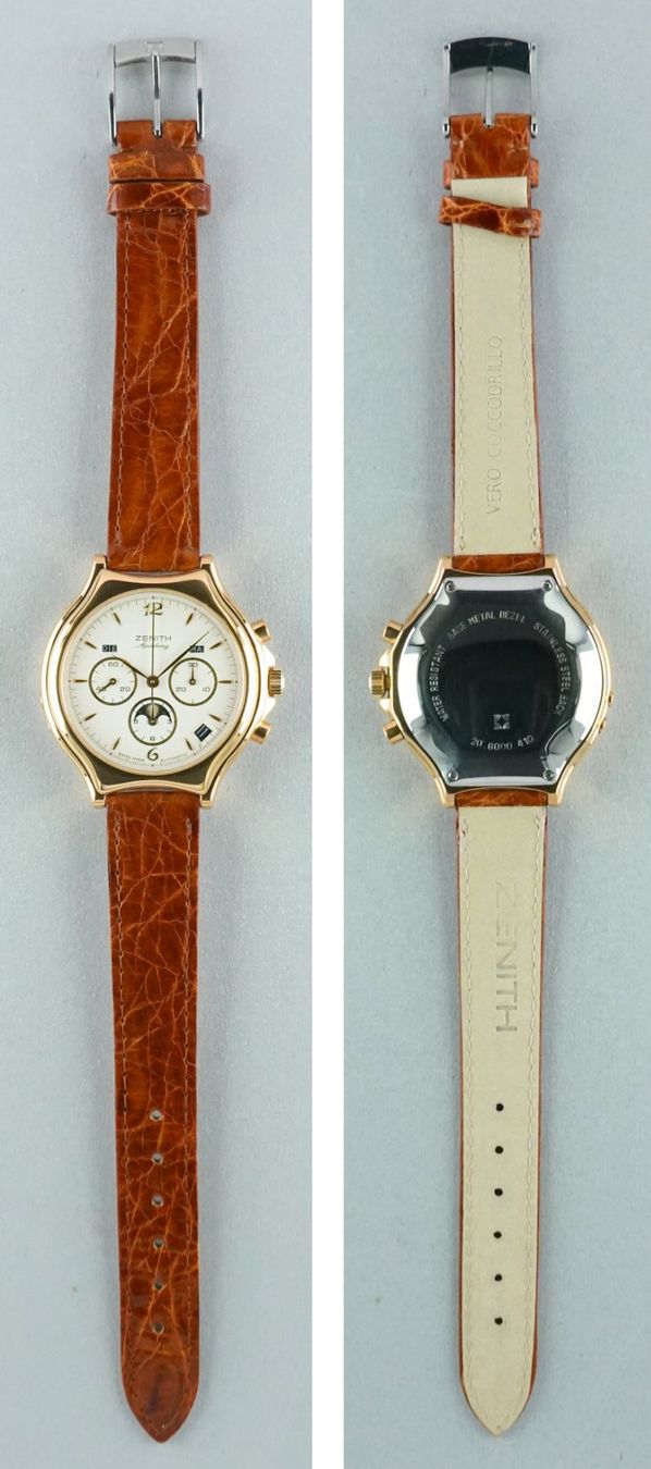 Zenith Orologi: Zenith Academy Automatic Chronograph mit Vollkalender – Usato da Meilen venduto da Anonymous3 3