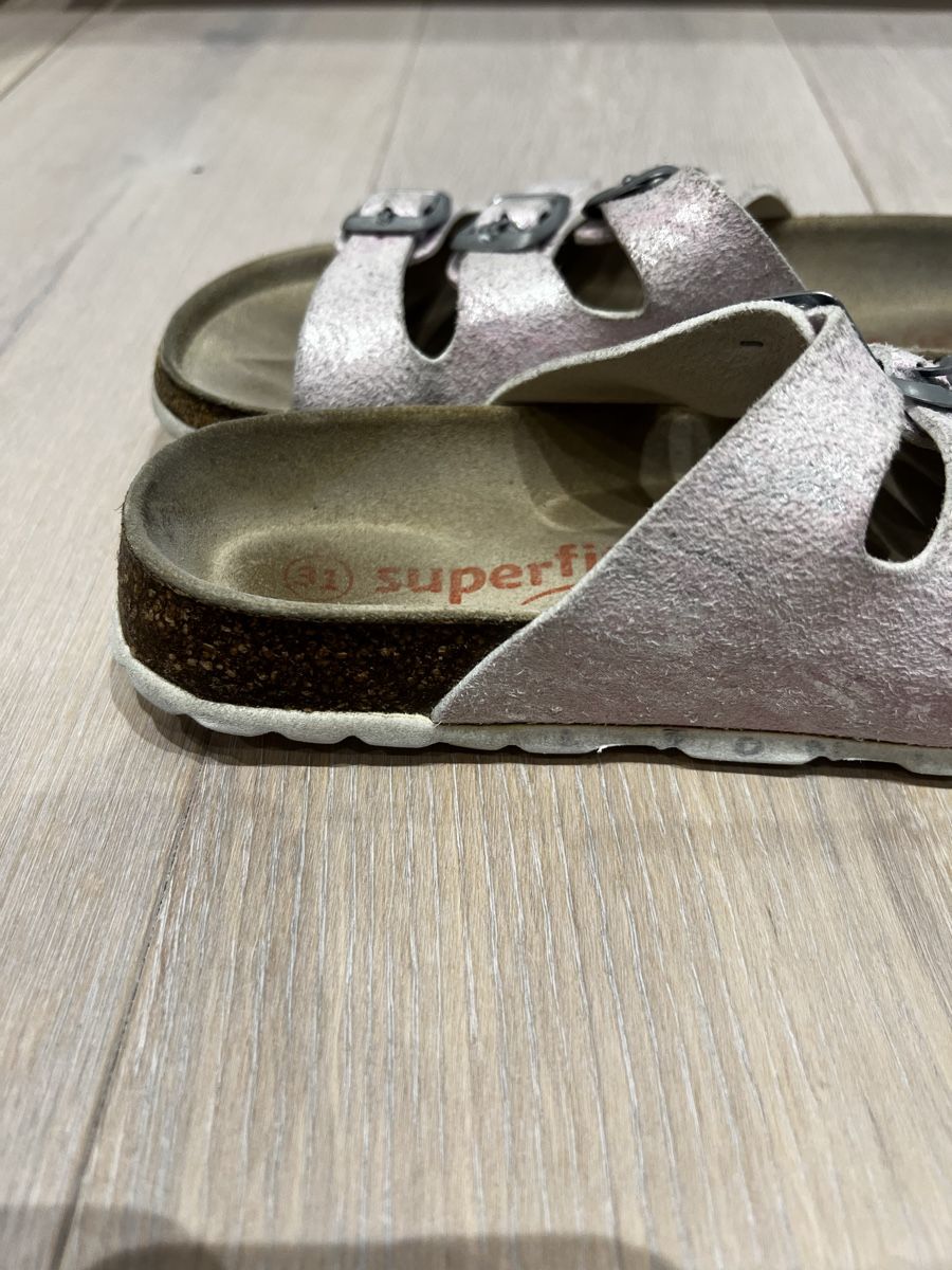Superfit Scarpe per ragazze: Superfit Mädchen Pantoffeln, Gr.32, Sparkling Pink – Usato da Frick venduto da bla_zt9f 2