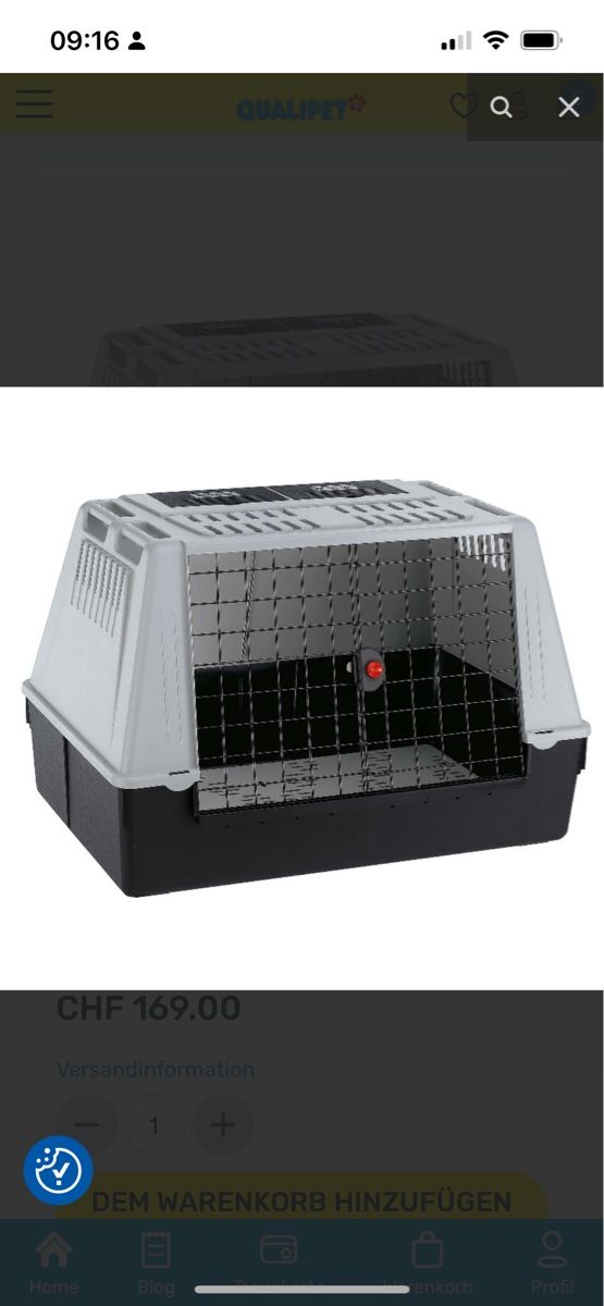 Cages, transport & sécurité: Gebrauchte Hundebox – D'occasion à Würenlos par Aiiz1010