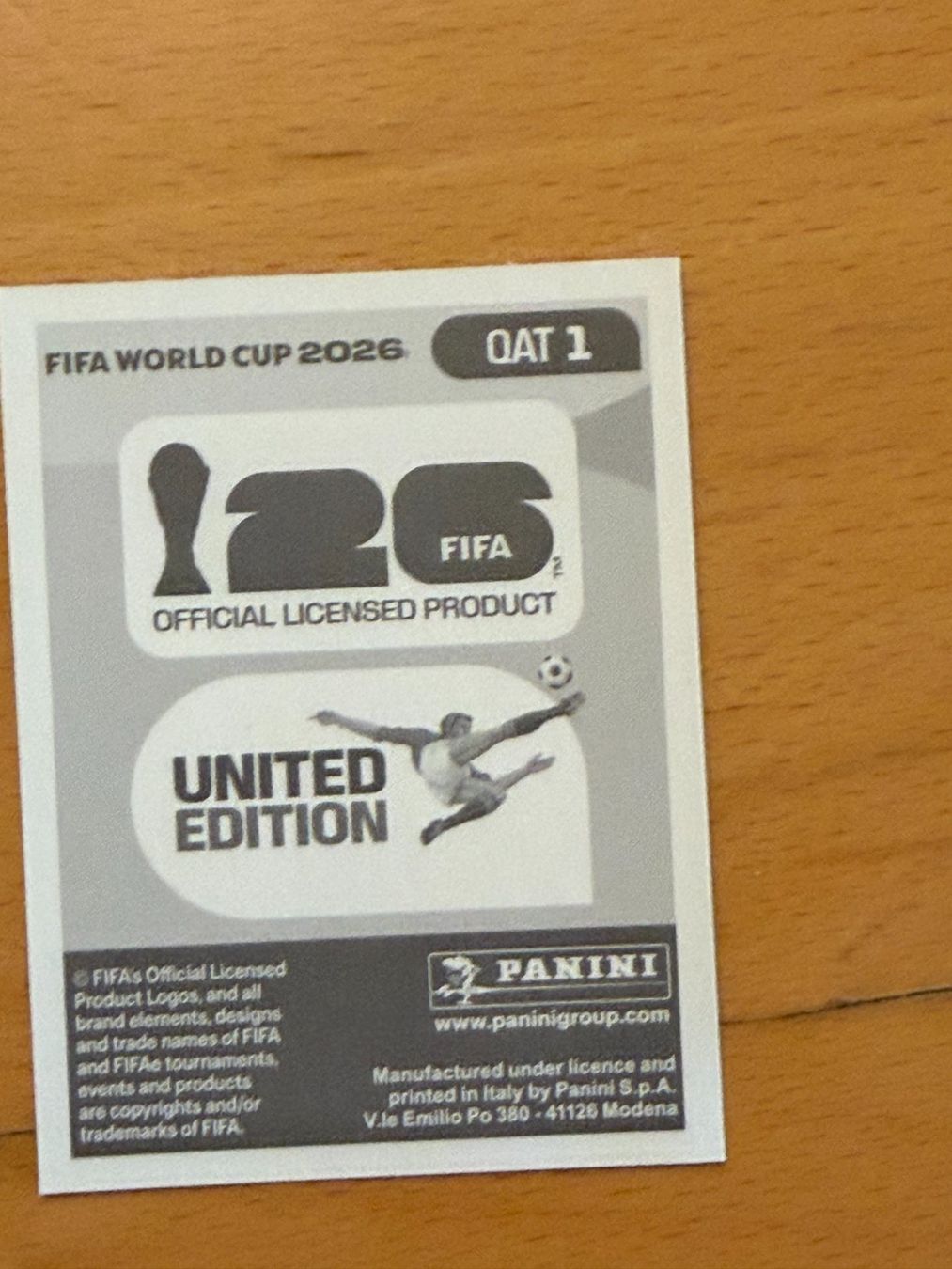 Panini Carte collezionabili: FIFA World Cup 2026 Sticker Katar QAT 1 – Nuovo (secondo la descrizione) da Riehen venduto da Tomson81 1