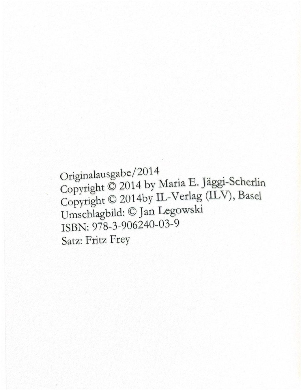 Libri: Maria Elfriede Jäggi-Scherlin, Gedichte – Nuovo (secondo la descrizione) da Sarnen venduto da Livres 3