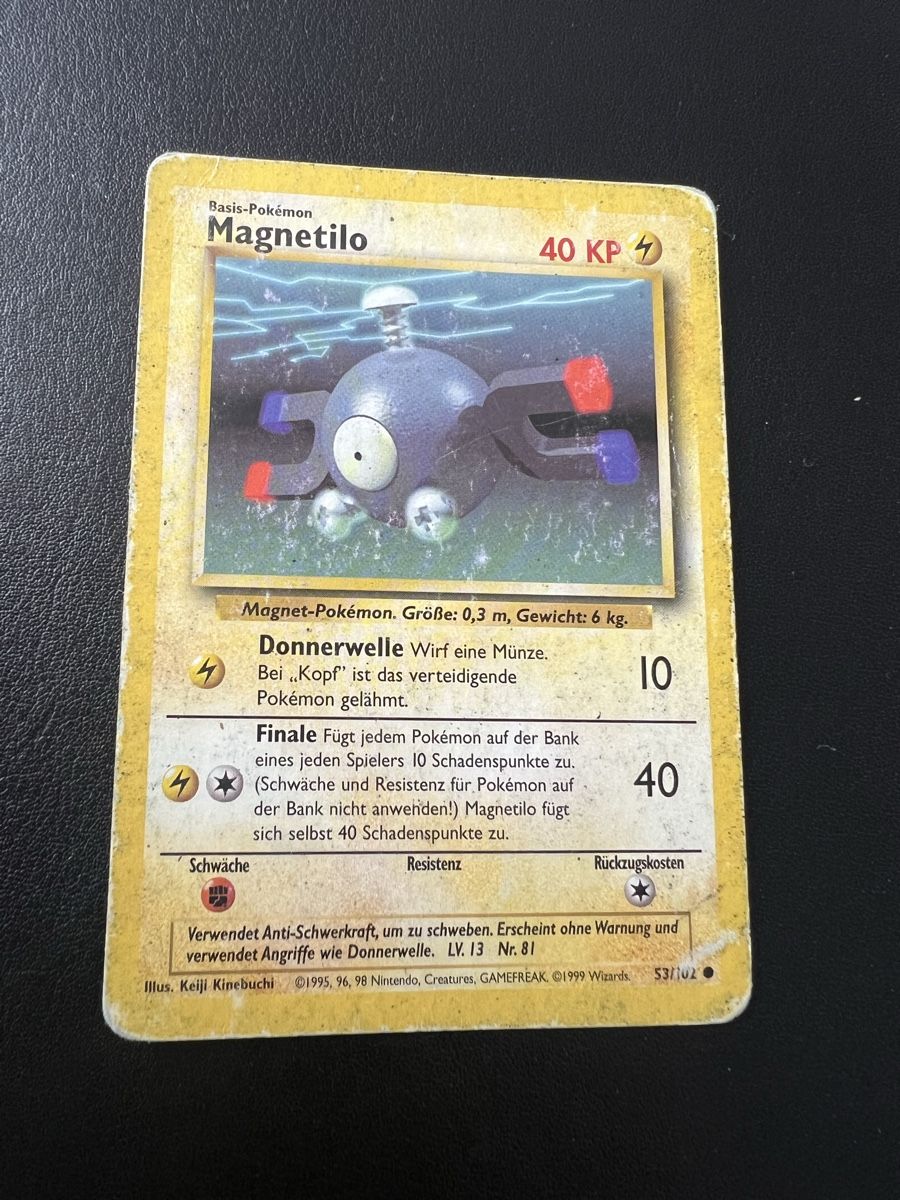 Pokémon Carte collezionabili: Pokemonkarte Magnetilo Base Set – Usato da Willisau venduto da Neiro77