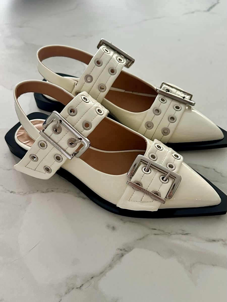 Scarpe da donna: Ballerine slingback GANNI – Nuovo e nell'imballaggio originale da Pregassona venduto da Ssarassin23 4