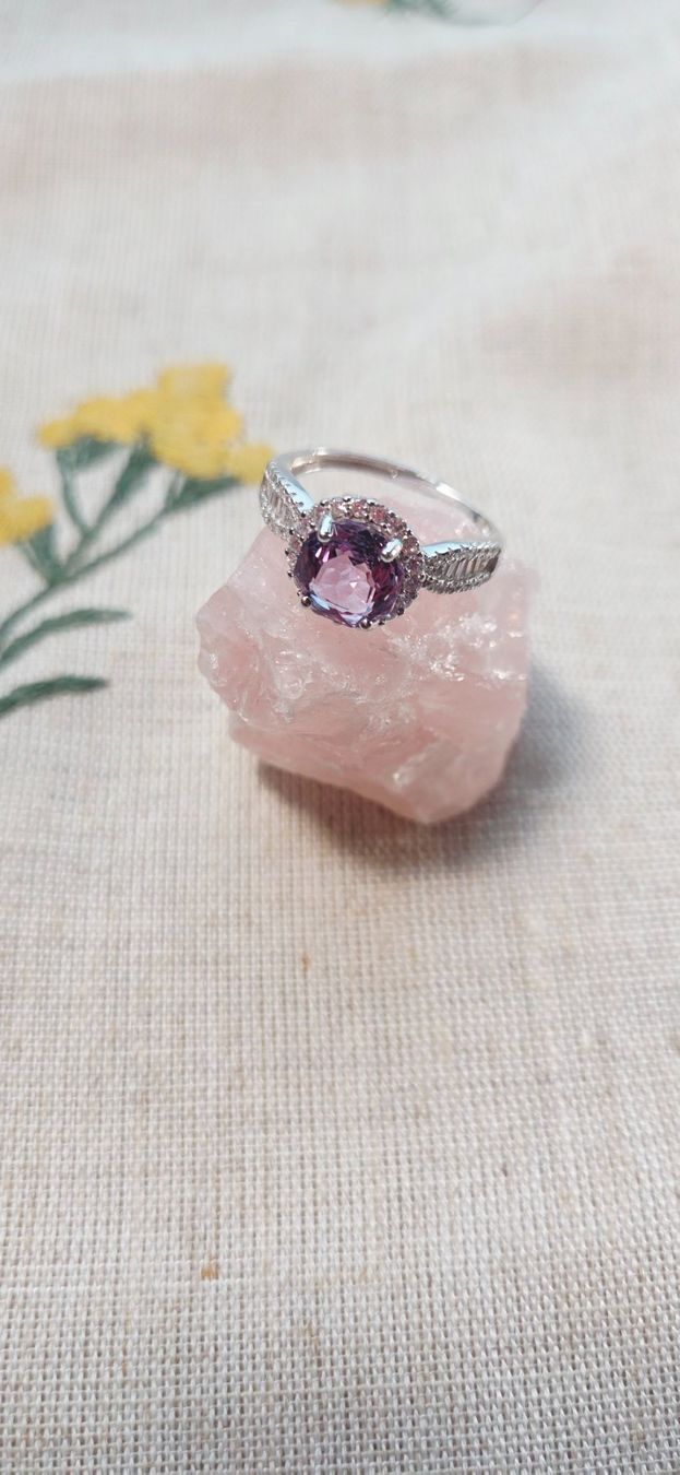 Anelli: NEW - S925 Amethyst Ring (Adjustable) – Nuovo (secondo la descrizione) da Zürich venduto da cin_wcf6 4