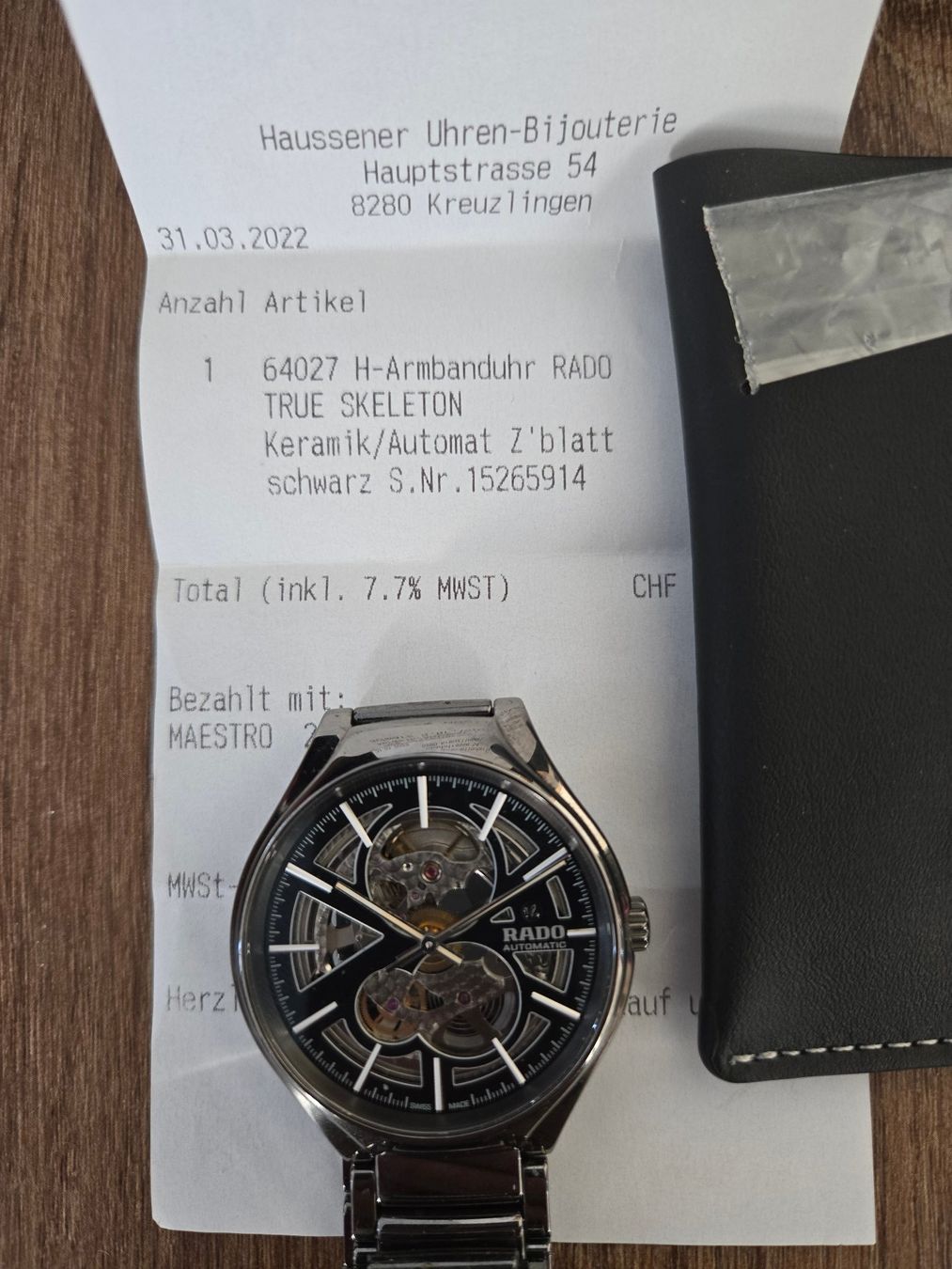 Rado Orologi: RADO Armbanduhr True Skeleton Automatic – Usato da Egg (Flawil) venduto da cyrillswiss12 1
