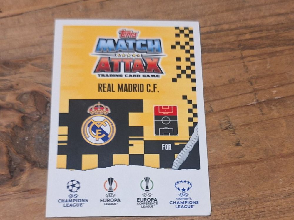 Topps Carte collezionabili: toops MATCH ATTAX Real Madrid C.F Vini Jr – Usato da Bellinzona venduto da LA-ropa-de-Juan 1