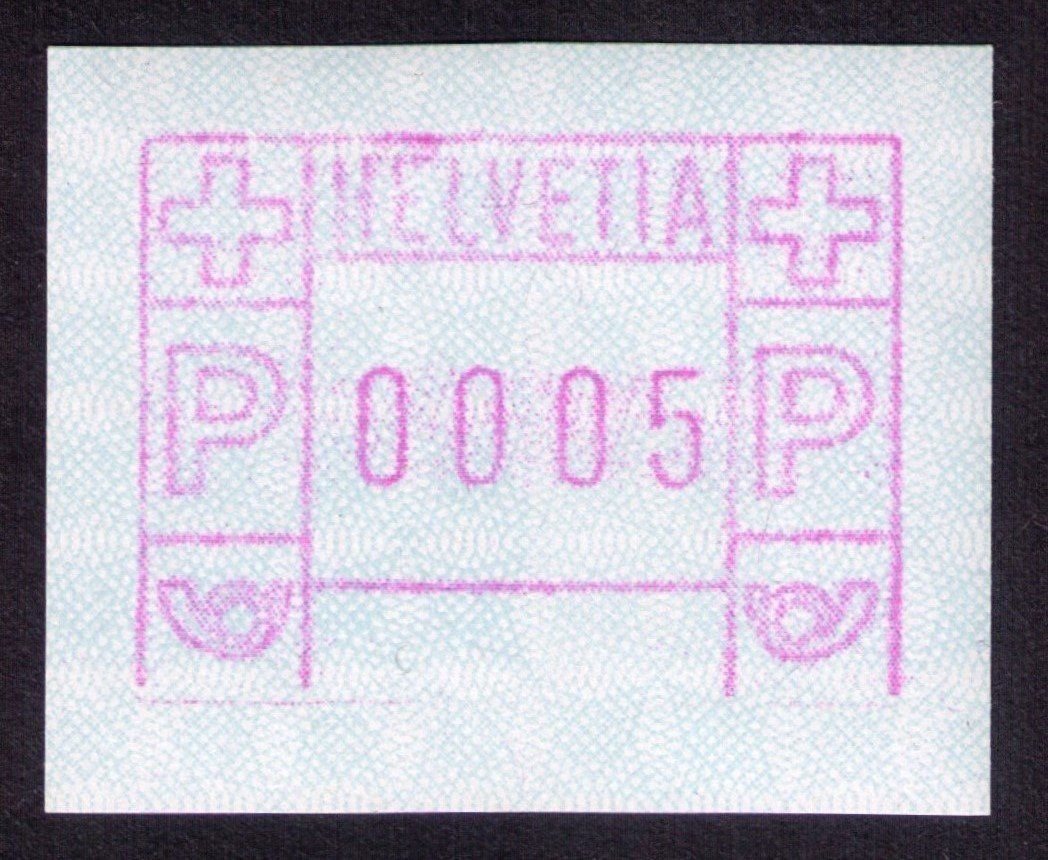 Alle Briefmarken: ATM 2_2 Abarten «FEHLENDE GRUNDLINIE +KLISCHEEFEHLER HEL» ** – Neu (gemäss Beschreibung) aus Marthalen von Ch_quality 1