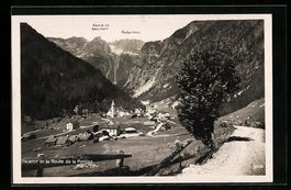 Trient, Vue Générale et la Route de la