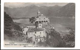 AK 1918 Madonna del Sasso ,Lago Maggiore , Locarno