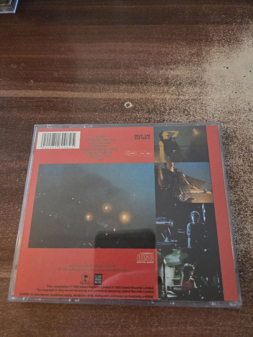 CD: U2 - Under A Blood Red Sky – Usato da Wattenwil venduto da Mage66 1
