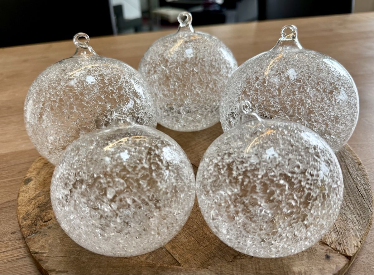 Glasi Hergiswil Toutes les décorations: 5 Weihnachtskugeln, Roberto Niederer – D'occasion à Wiesendangen par Fastwi 2