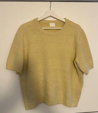 Neuwertig! Modische Feinstrick T-Shirt. Gr. 42