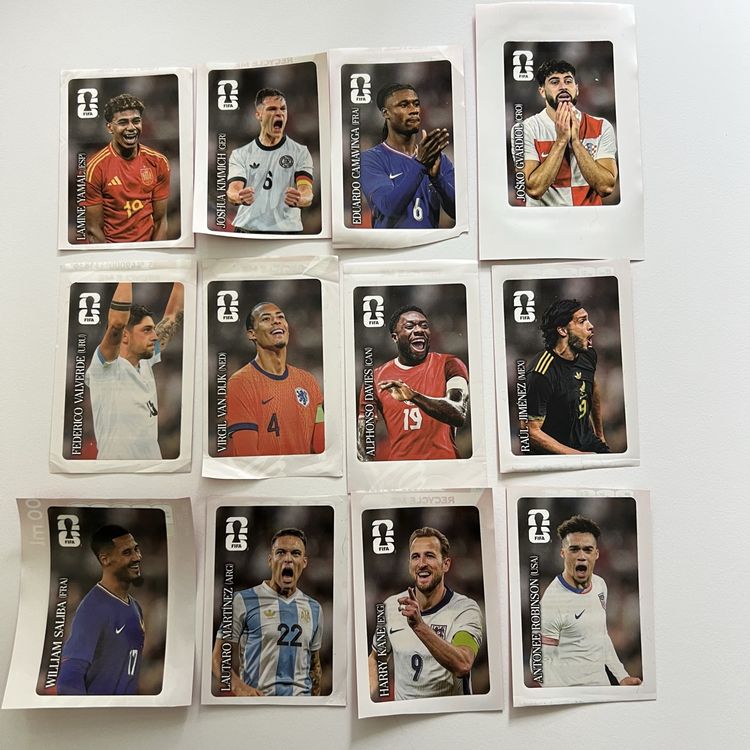 Alle 12 WM 2026 Coca Cola Panini Sticker (Neu (gemäss Beschreibung)) in ...