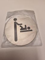 Schild "Wickeln" "Baby care room"