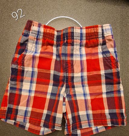 Kurze Kinderhose Grösse 92 kariert Sommerhose