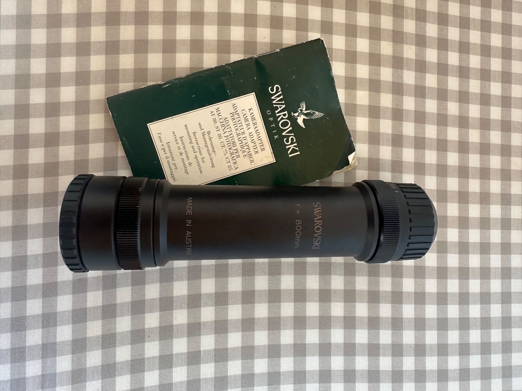 Unità & Adattatore: Swarovski TLS 800 (Digiscoping-Adapter / Tele-System) – Nuovo (secondo la descrizione) da Appenzell venduto da K.brei 1