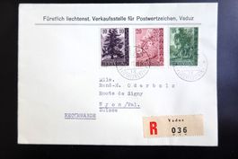 1957 FDC Serie Heimatliche Bäume und Sträucher