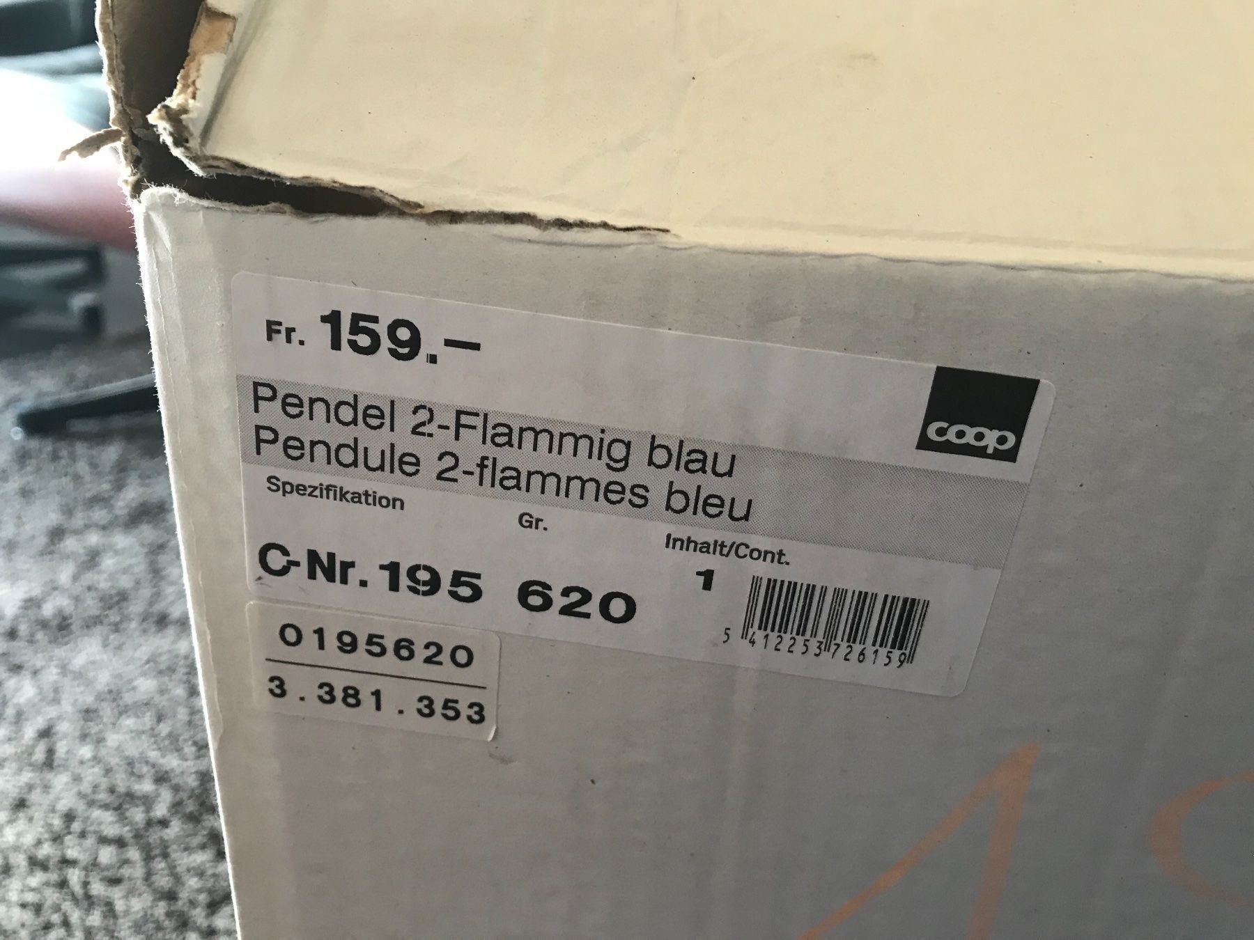 Lustres & lampes de plafonds: Deckenleuchte inkl. Leuchtmittel Massive – Neuf avec emballage d'origine à Balterswil par Jeko1967 1