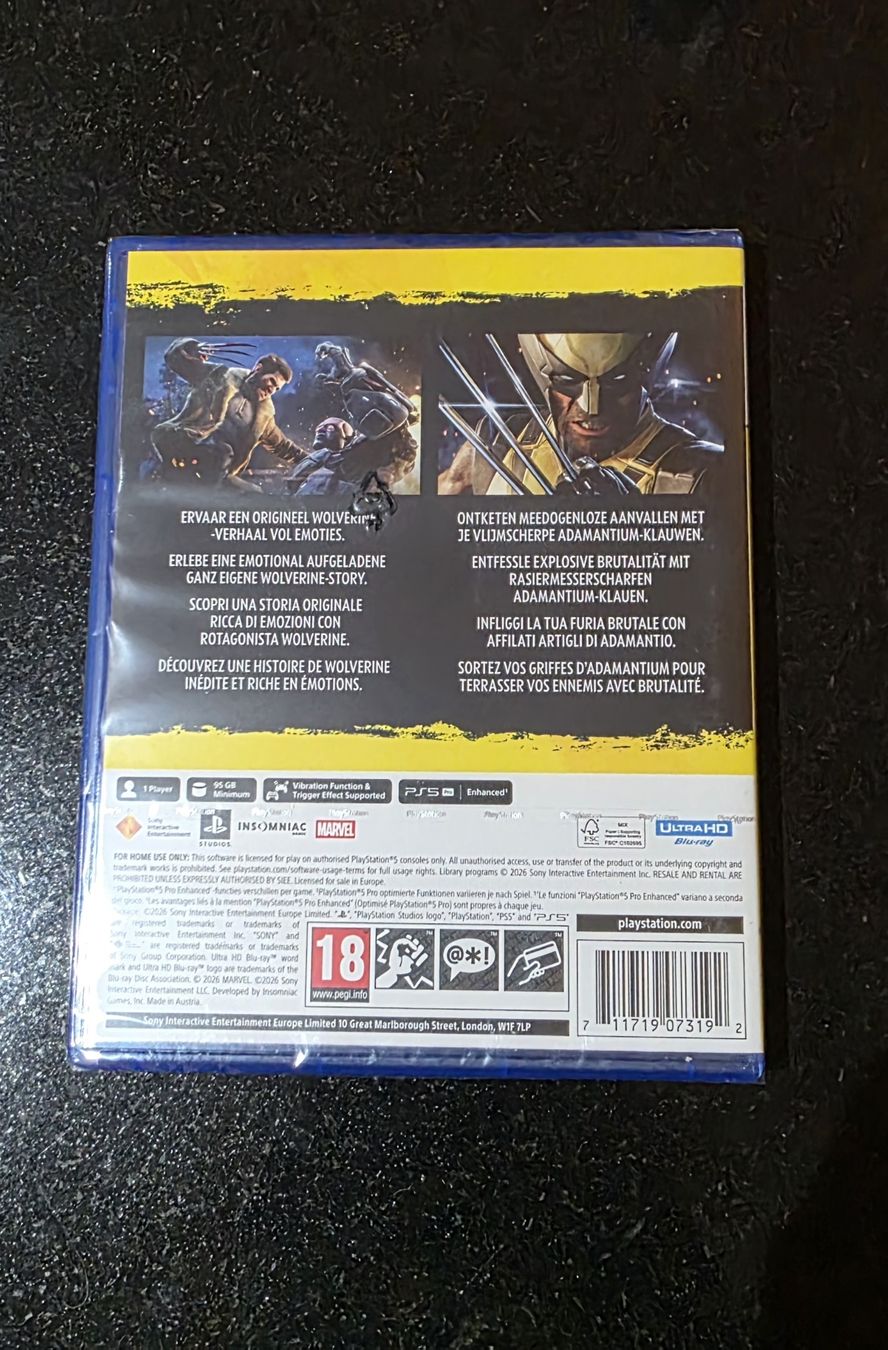 Sony Jeux: Wolverine PS5 Game – Neuf avec emballage d'origine à Reichenburg par Gdv2000 1