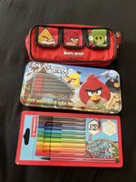 2 Angry Birds Schreibwaren-Etuis und stabilo pen