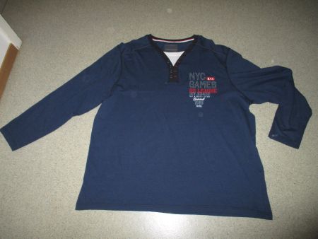 SWEATSHIRT PULLI GROSSE GRÖSSE BLAU 4XL NEUWERTIG