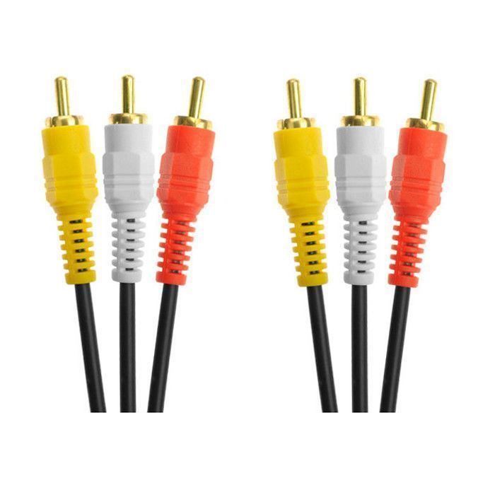 Cavi: 1.5M 3RCA Audio Video AV Kabel Composite – Nuovo (secondo la descrizione) da Buchs SG venduto da myeasyshop_buchs