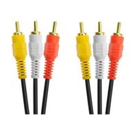 1.5M 3RCA Audio Video AV Kabel Composite