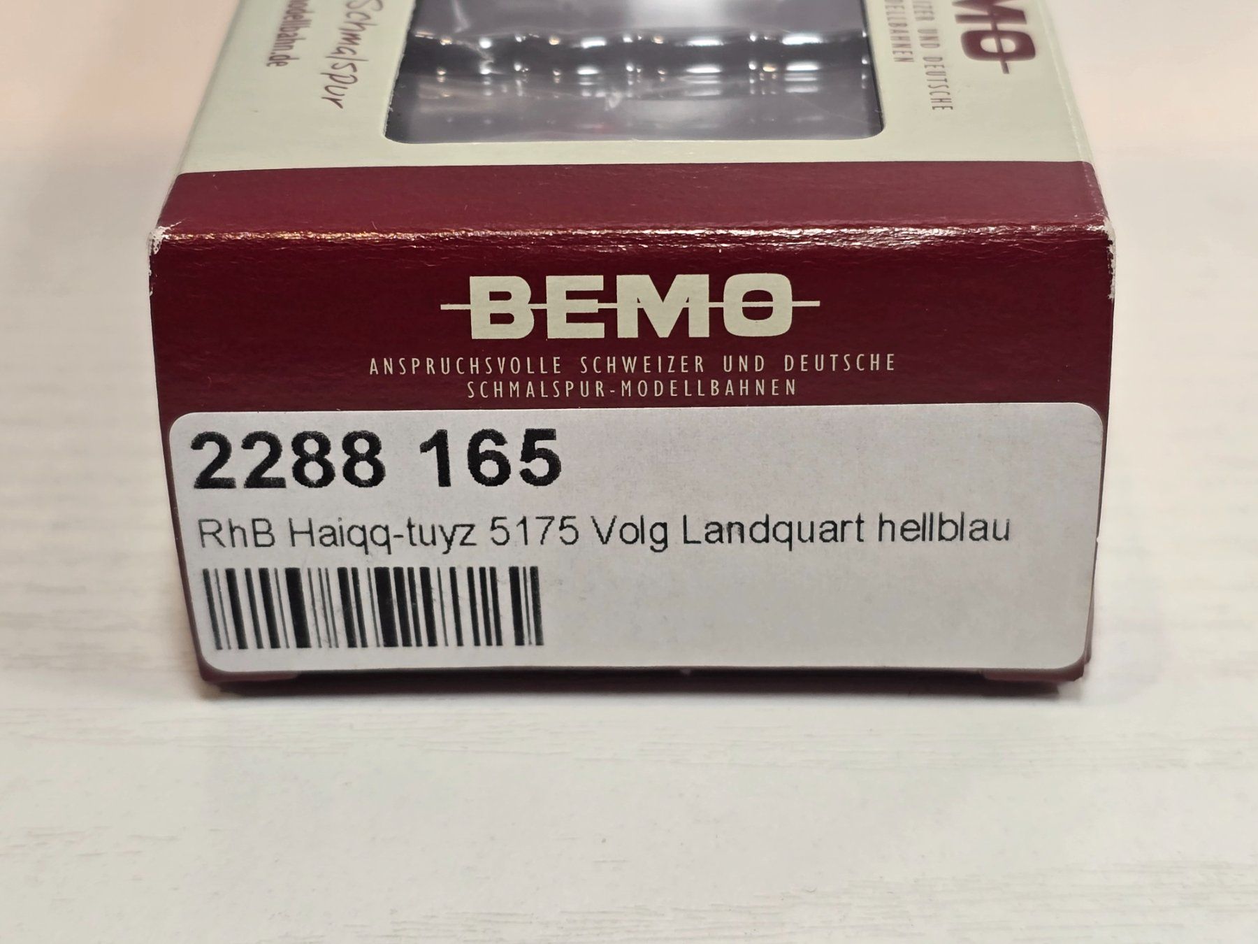 Bemo Modellini di ferrovie: Bemo, 2288165, RhB,  Volg Landquart hellblau, Neu – Nuovo e nell'imballaggio originale da Kloten venduto da Nicola2 1