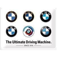 Blechschild 3D-BMW-LOGO EVOLUTION-ULTIMATE - 30 X 40 CM