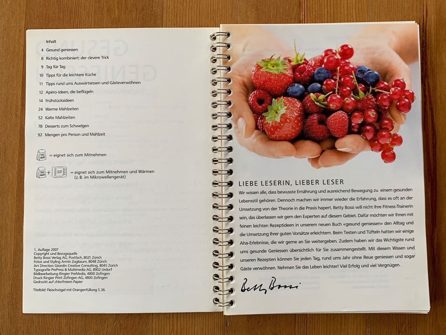 Libri: Betty Bossi Gesund Geniessen – Usato da Stein am Rhein venduto da Karisma78 1