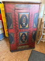 Alter Tannenschrank 1 Türig bemalt
