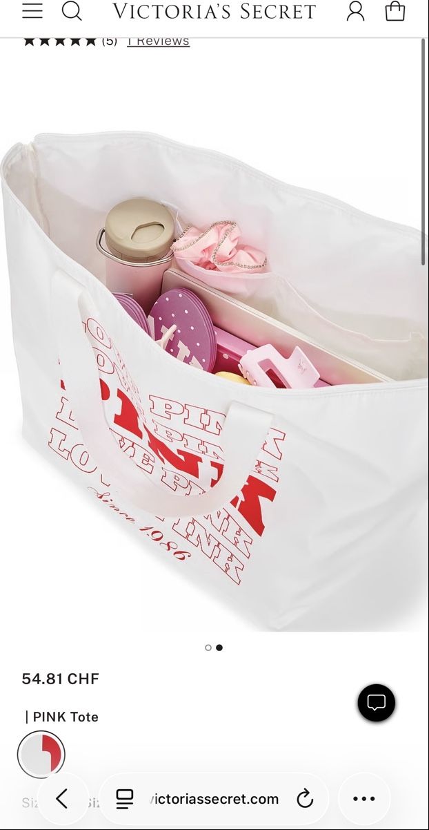 Victoria's Secret Taschen: Victoria's Secret PINK Tote Bag - Perfekt für den Sommer – Neu und originalverpackt aus Zürich von LenaMeierZurich