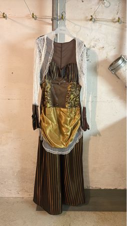 Steampunk, Mittelalterliches Kostüm, Rock, Grösse XL