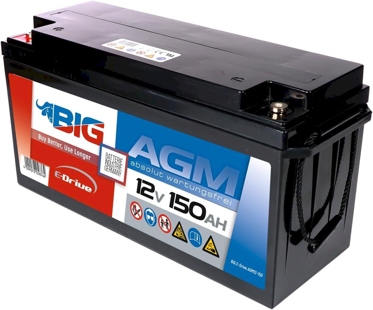 Batterien: BIG E-Drive AGM 12V 150Ah – Neu und originalverpackt aus Bottighofen von zaap 2