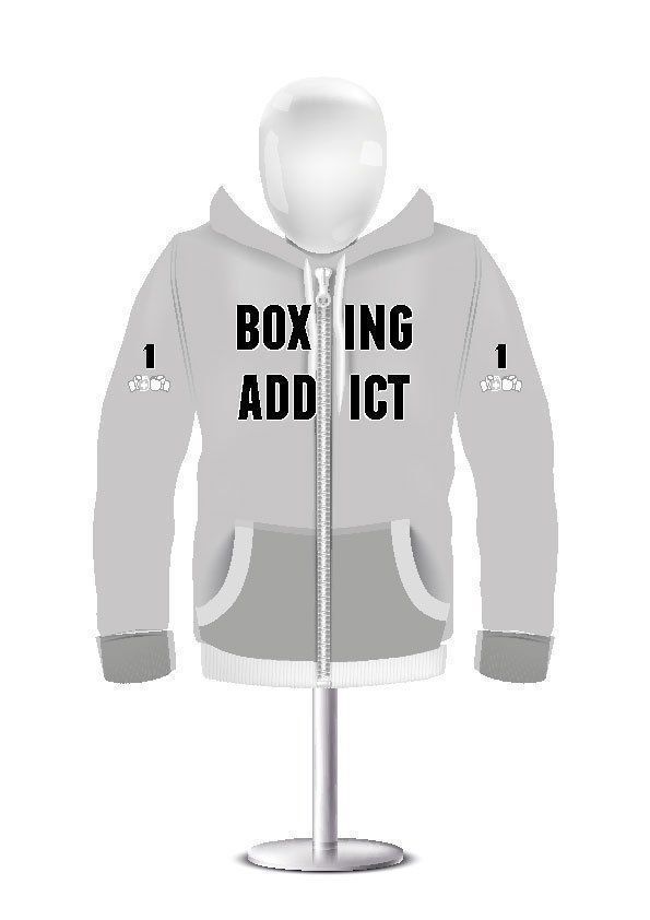 Jacken: HOODIE ZIP mit Reissverschluss BOXING – Neu und originalverpackt aus Stettlen von swissfitshop