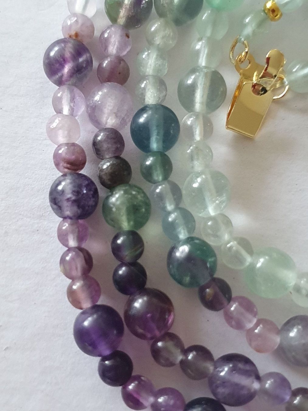 Catenine: Super Kette. Fluorite 2 Reichen – Nuovo (secondo la descrizione) da Benglen venduto da Meercat3 3